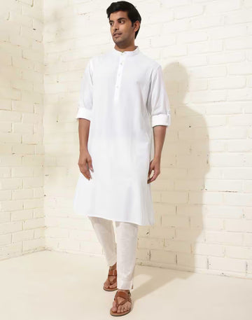 Men's Cotton Kurta and Pajama Set