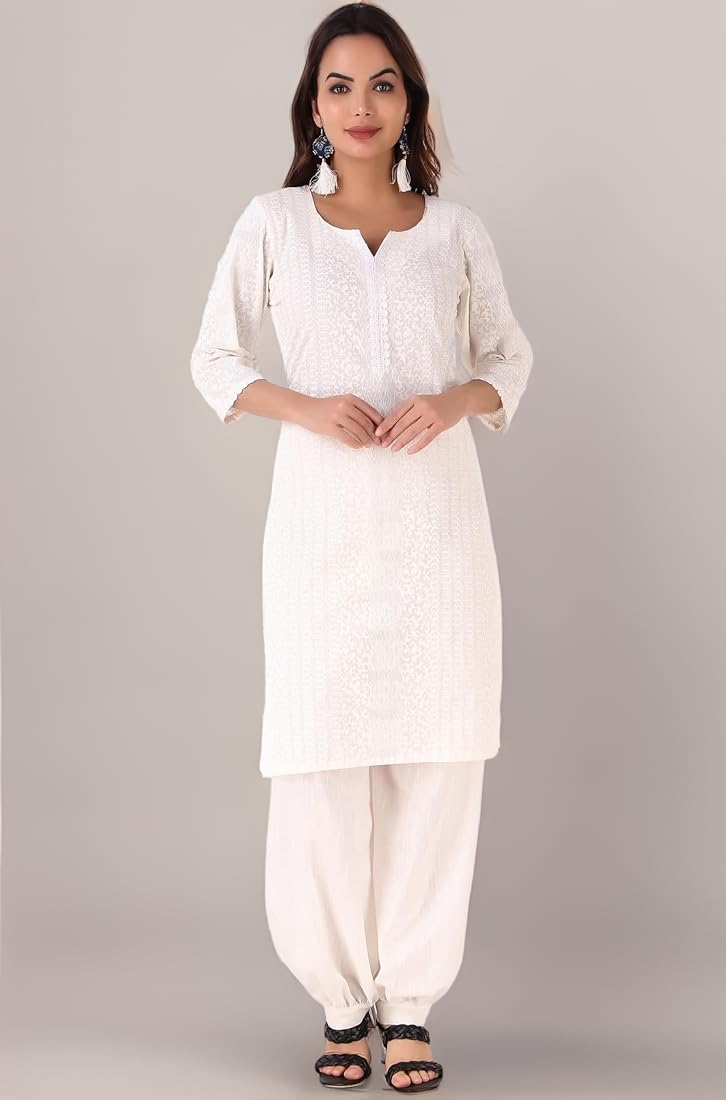 Women's Cotton Kurta and Salwar Set