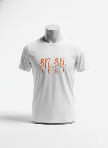 Sri Sri Yoga T-shirts White