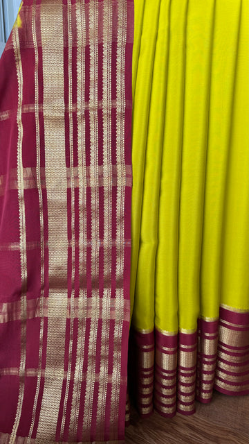 Mysore Silk Saree C8T371 Green