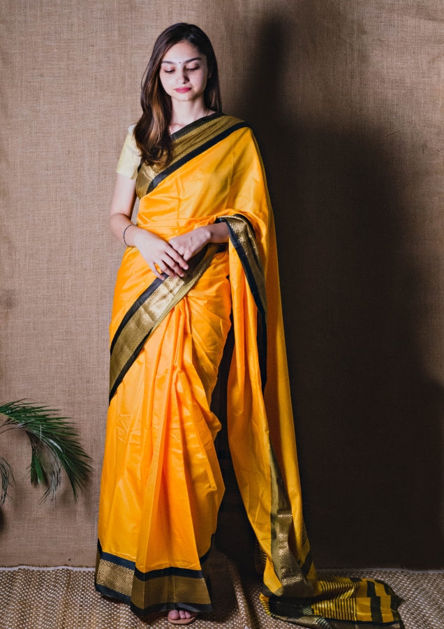 Ganpati Homa - Ready-to-wear Silk Sarees