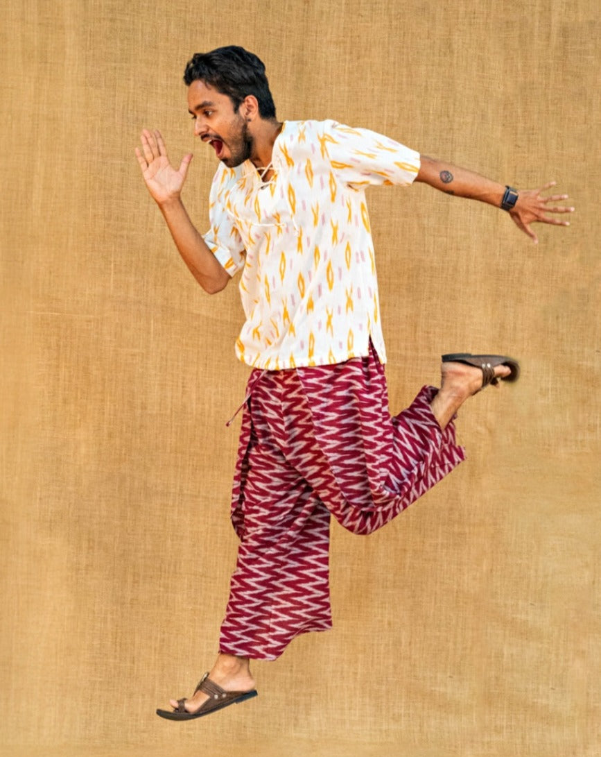 Ikkat Dhoti Pants (Copy)