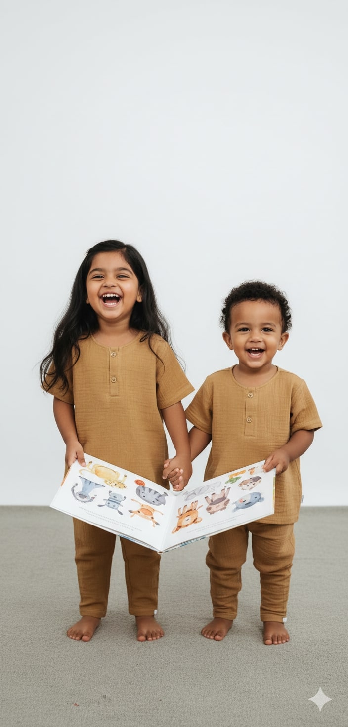 Organic Cotton Half Sleeve Toddler Shirt