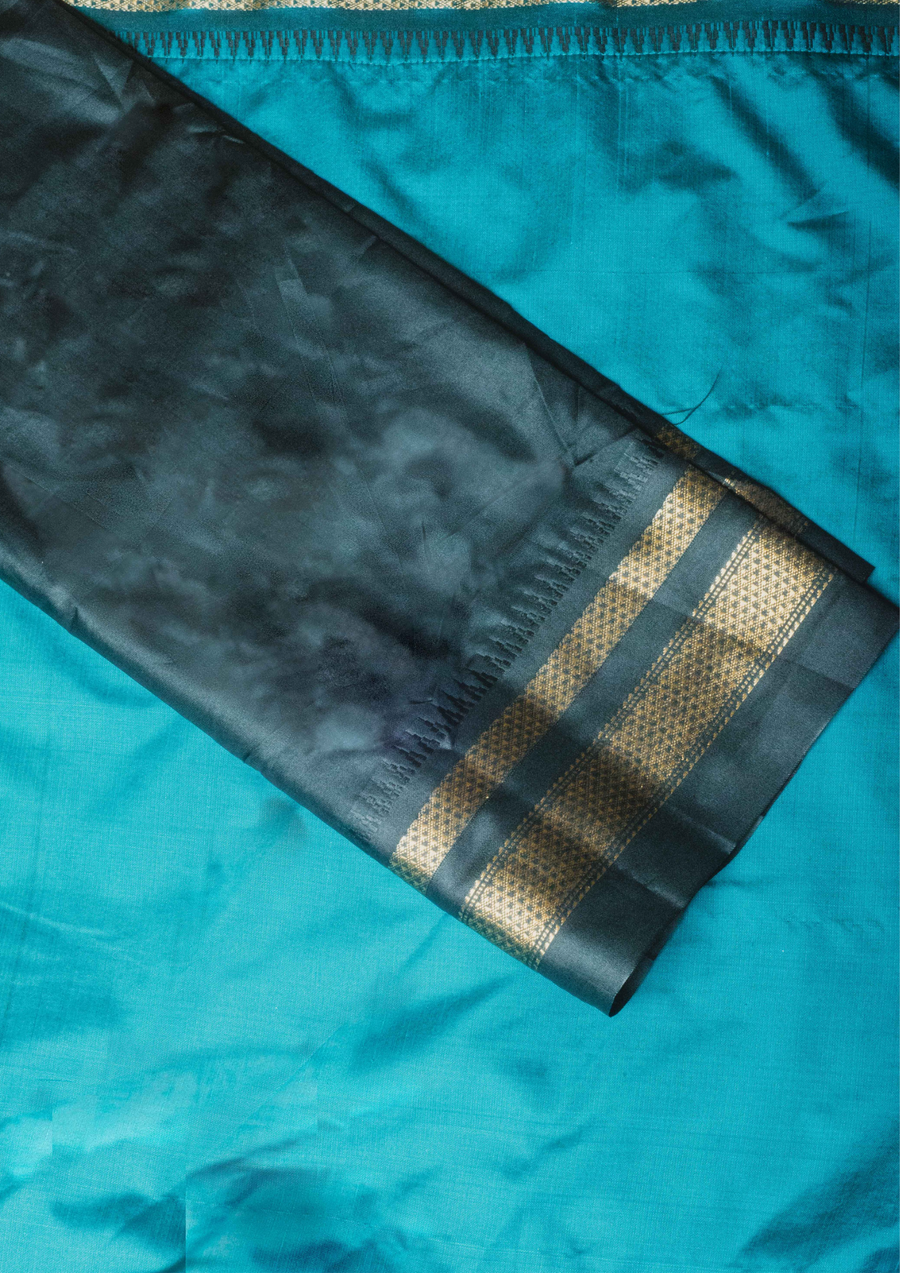 Teal with Black Border