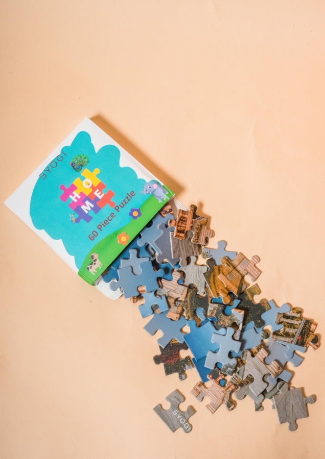 Puzzle - Flowers of Ashram - 60 Pieces